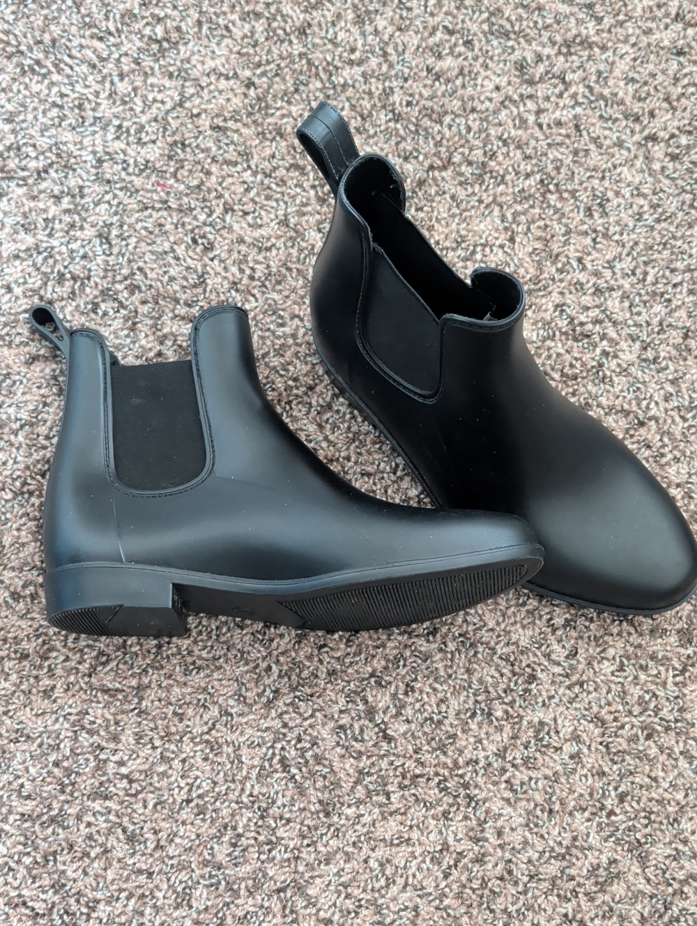 Target Womans Black Rubber Boots